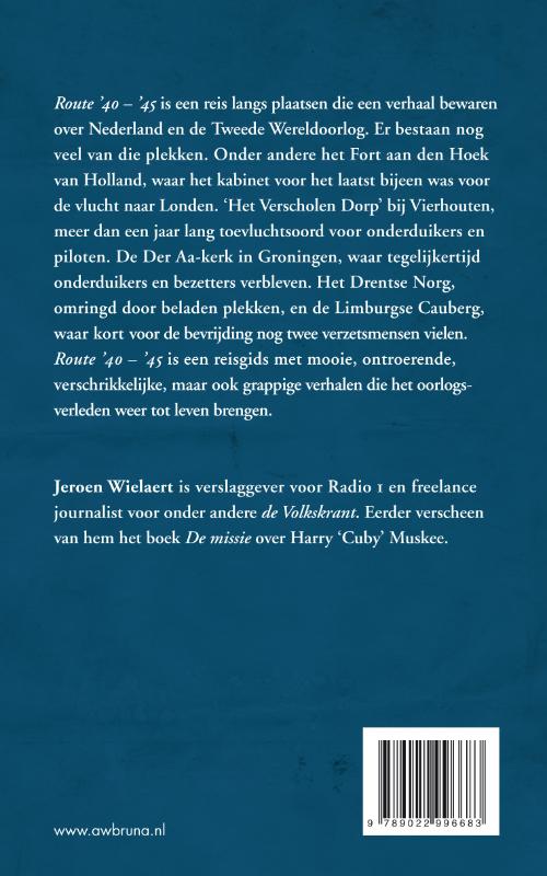 Route '40 - '45 achterkant