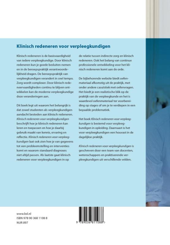 Klinisch redeneren voor verpleegkundigen achterkant