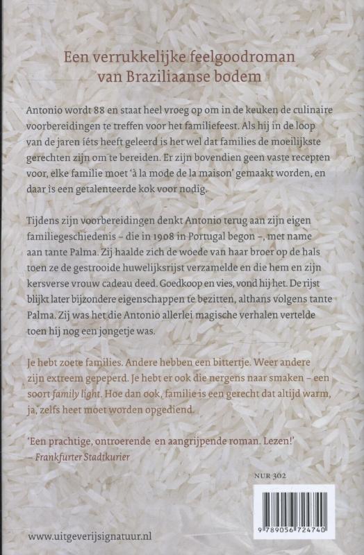 Familie is het moeilijkste gerecht achterkant