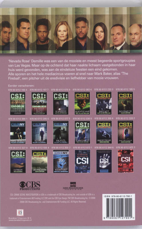 CSI Nevada Rose achterkant