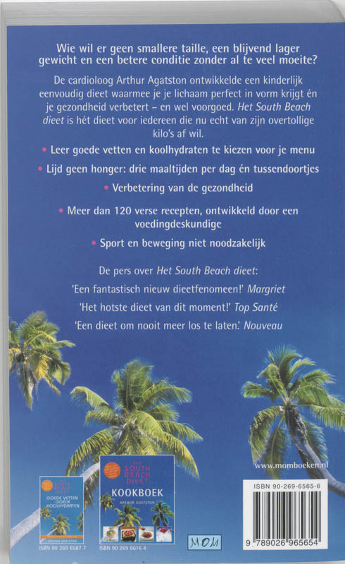 Het South Beach Dieet achterkant