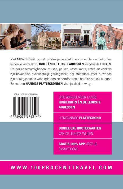 100% Brugge / 100% stedengidsen achterkant