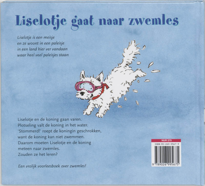 Liselotje Gaat Naar Zwemles achterkant