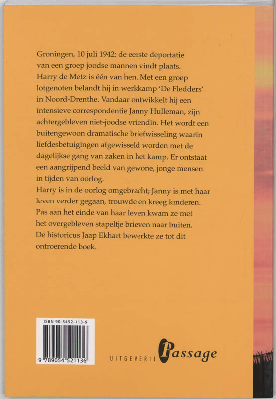 Een Liefde, Een Oorlog achterkant