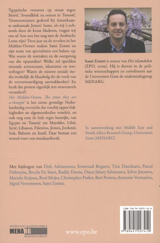 Het Midden-Oosten achterkant