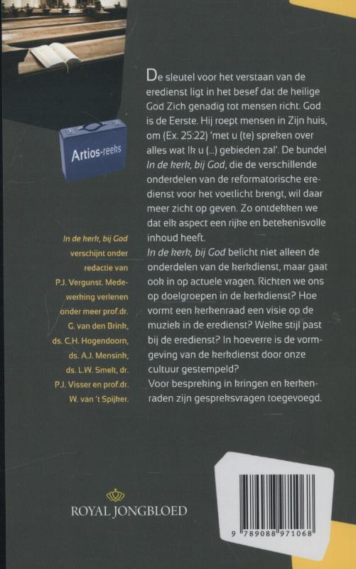 In de kerk, bij God / Artios-reeks achterkant