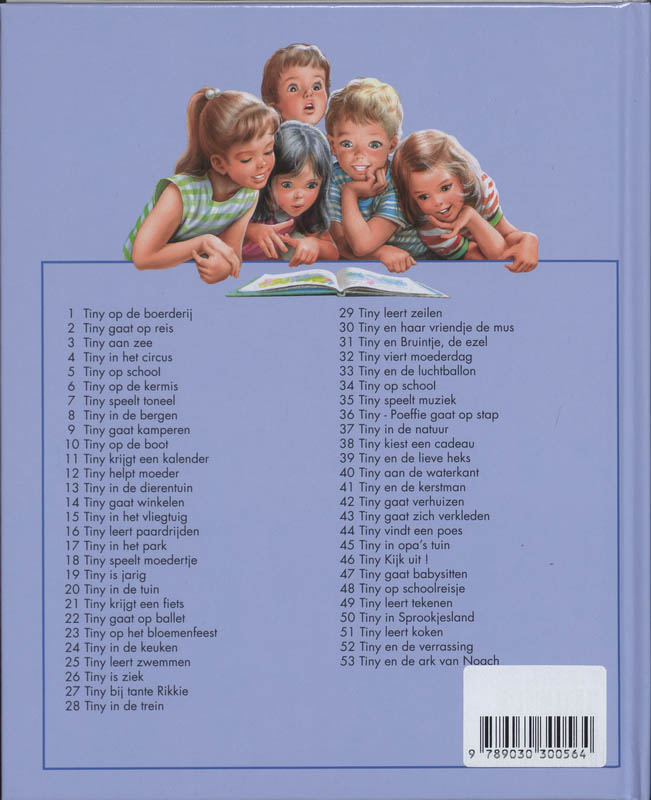 Tiny op het bloemenfeest / Tiny achterkant