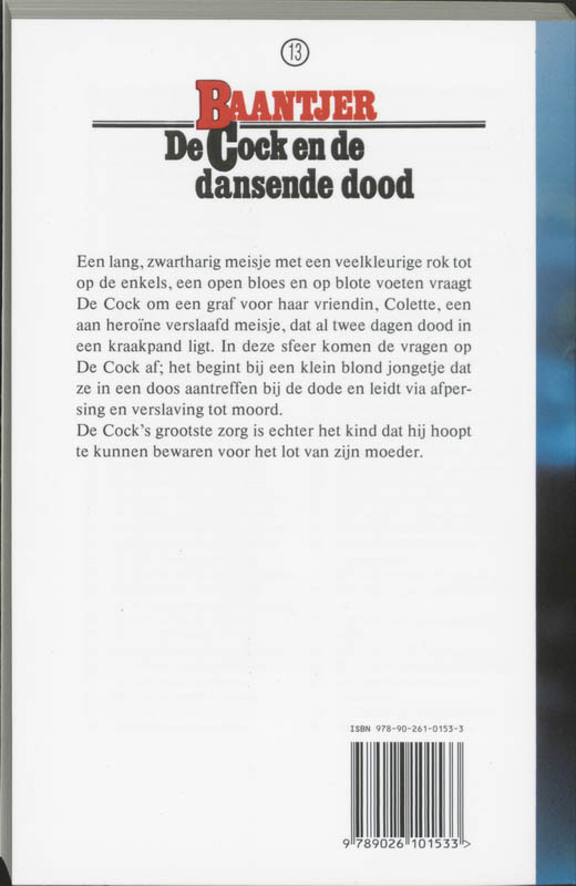 De Cock en de dansende dood / Baantjer / 13 achterkant