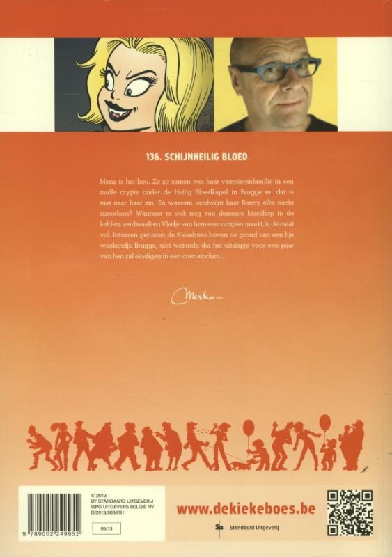 Schijnheilig bloed / De Kiekeboes / 136 achterkant