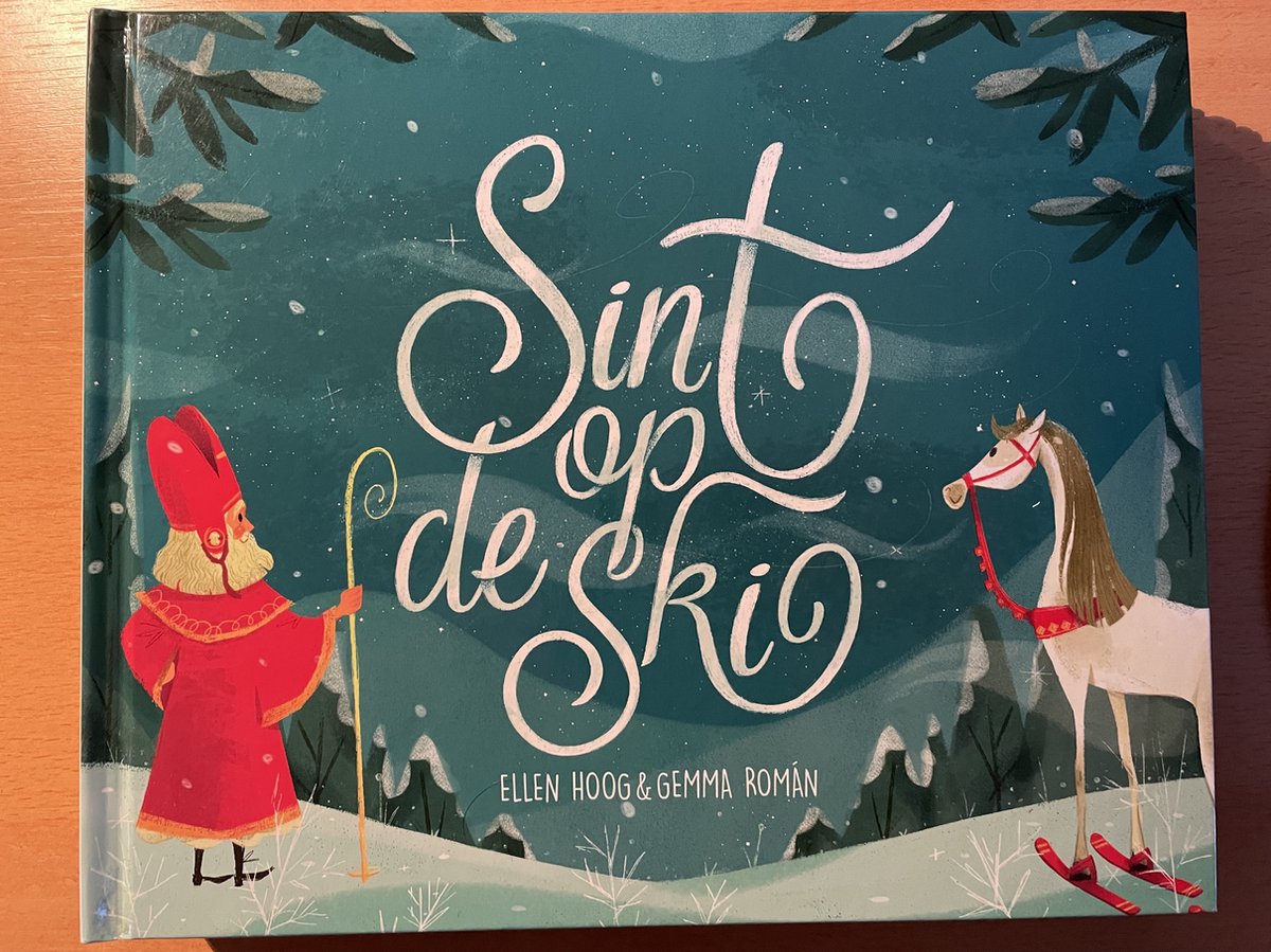Sint op de ski