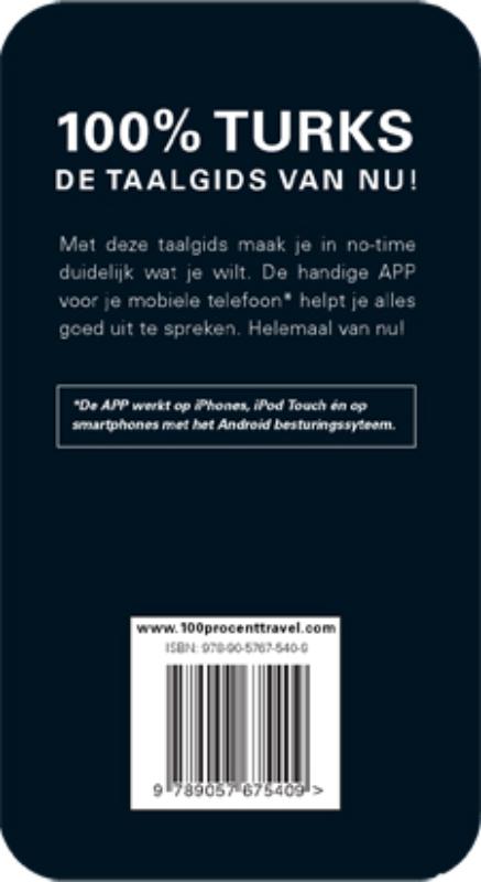100% taalgidsen - 100% Turks achterkant