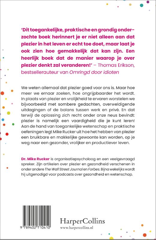 Het plezierplan achterkant