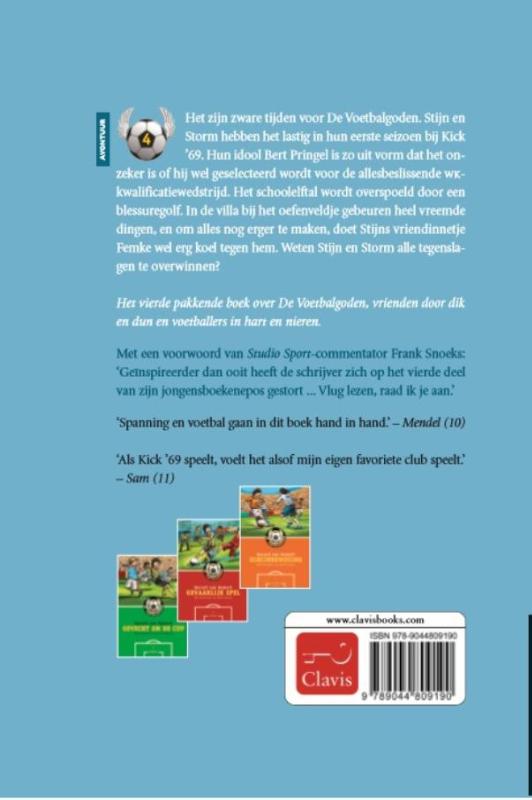 Blessuretijd / De Voetbalgoden / 4 achterkant