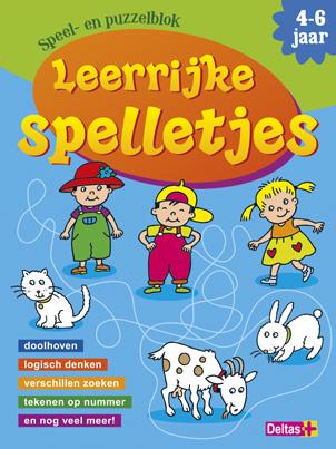 Speel- en puzzelblok Leerrijke spelletjes 4-6 jaar