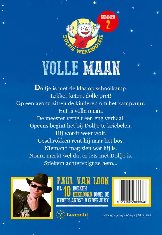 Volle maan / Dolfje Weerwolfje / 2 achterkant