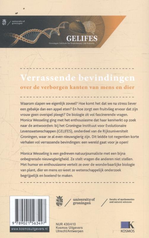 Waarom spreeuwen bloemen plukken en trillende muizen slimmer zijn. achterkant