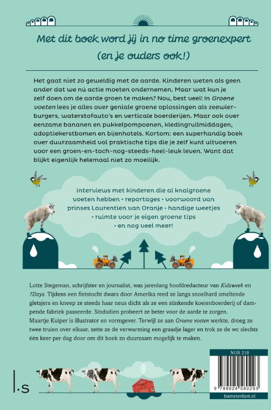 Groene voeten achterkant