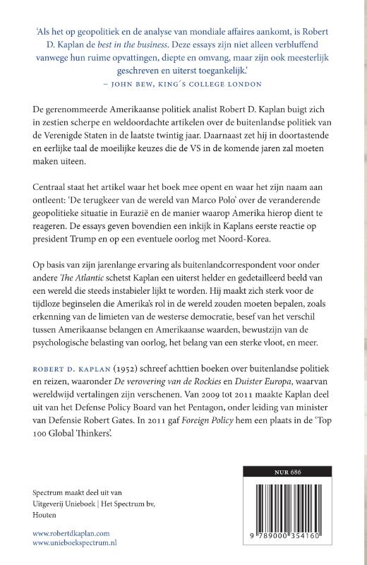 De terugkeer van de wereld van Marco Polo achterkant