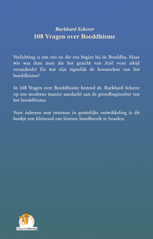 108 Vragen Over Boeddhisme achterkant
