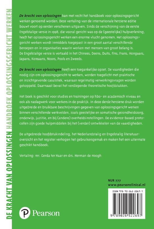 De kracht van oplossingen achterkant