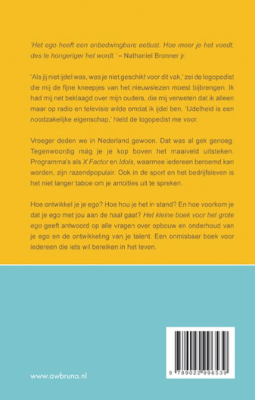 Het Kleine Boek Voor Het Grote Ego achterkant