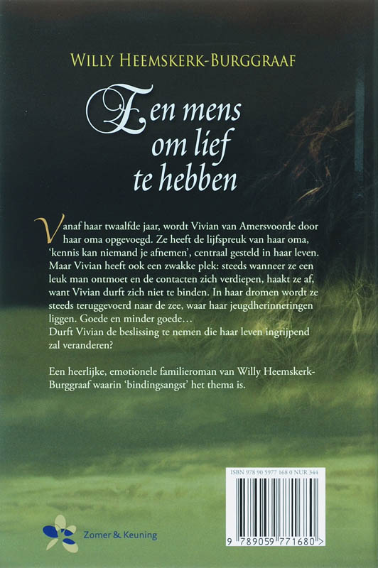 Een mens om lief te hebben achterkant