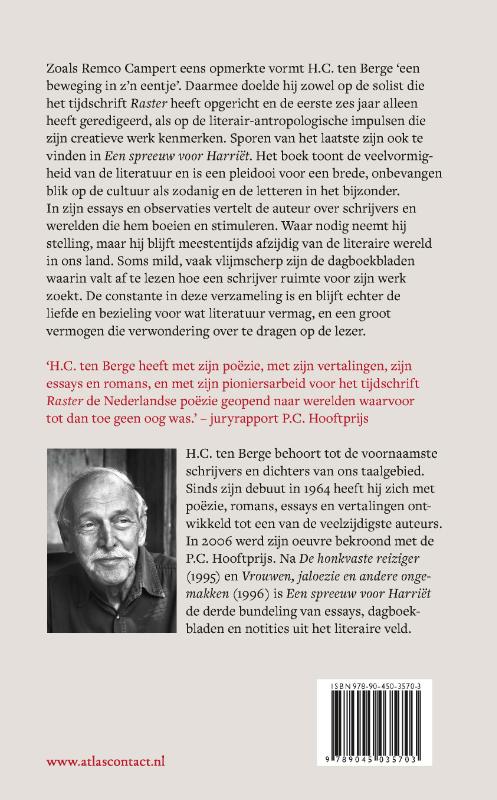 Een spreeuw voor Harriët achterkant
