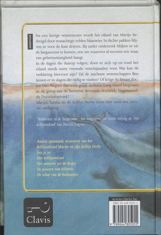 Verdwenen in de Sargassozee / Dolfijnenkind / 5 achterkant