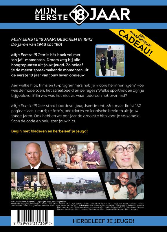 Geboren in 1943 / Mijn eerste 18 jaar achterkant