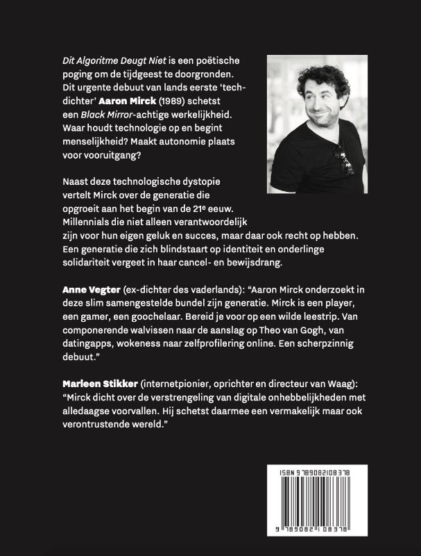 Dit Algoritme Deugt Niet achterkant