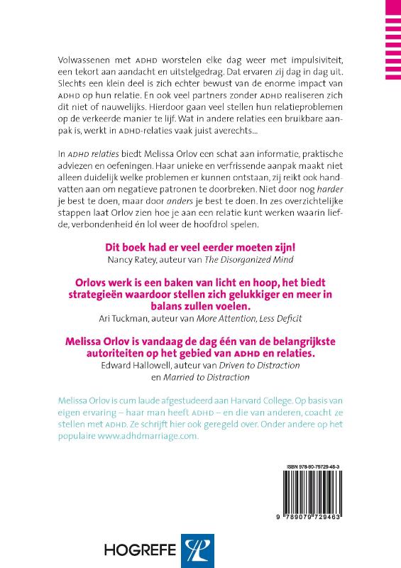 ADHD relaties achterkant