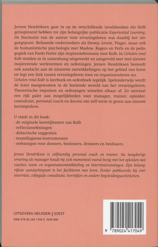 Cirkelen rond Kolb / PM-reeks achterkant