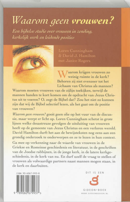 Waarom Geen Vrouwen achterkant