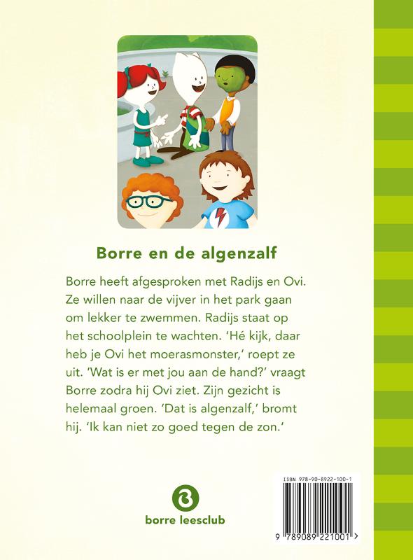 Borre en de algenzalf / De Gestreepte Boekjes achterkant