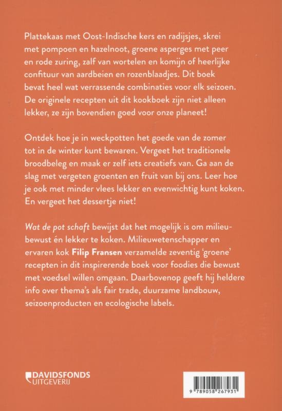 Wat de pot schaft achterkant