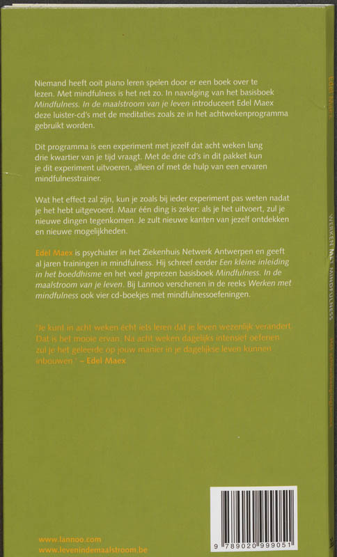 Werken met mindfulness achterkant