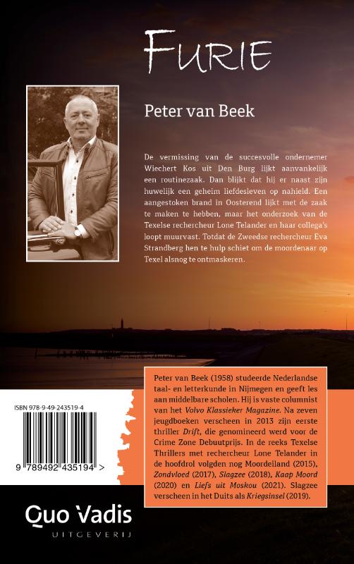 Furie / Texelse thrillers / 7 achterkant