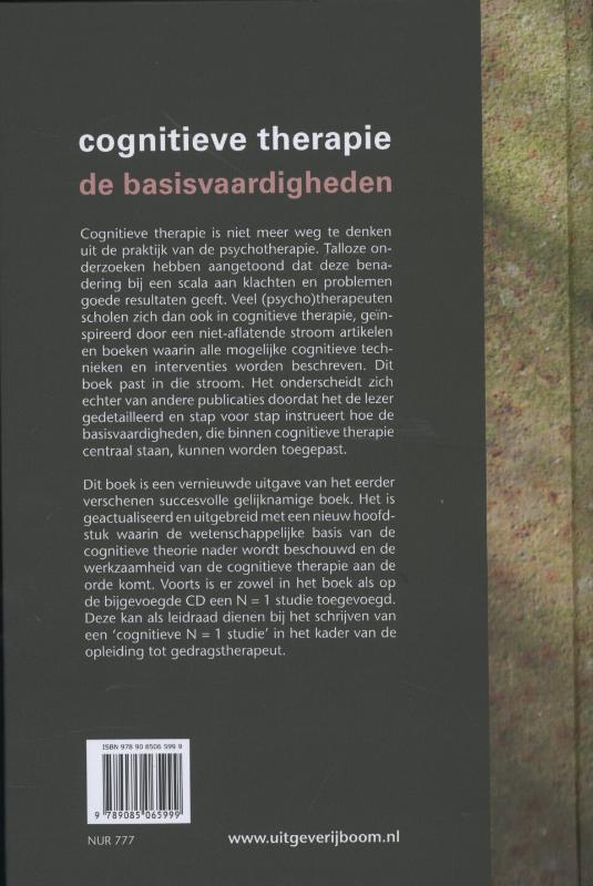 Cognitieve therapie achterkant