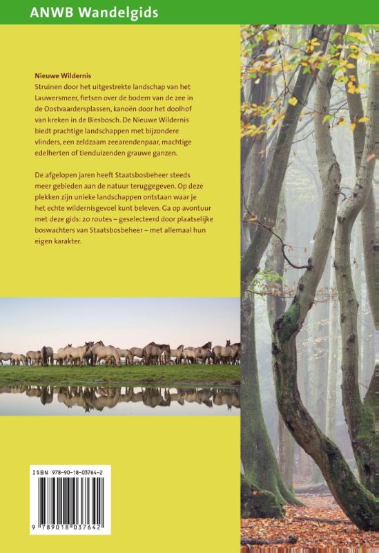 Nieuwe wildernis / ANWB wandelgids achterkant
