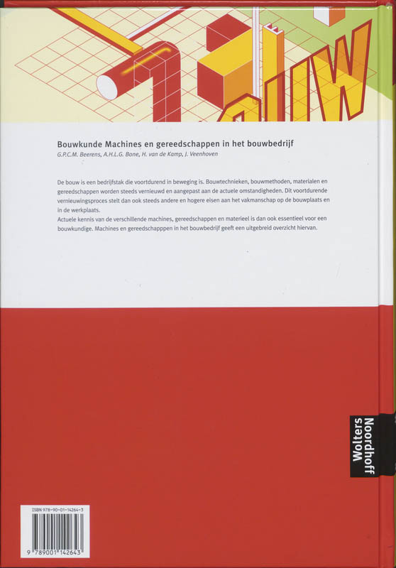 Bouwkunde  -   Machines en gereedschappen in het bouwbedrijf achterkant