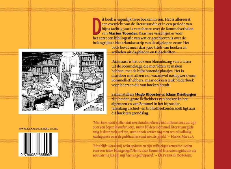 Bommel literatuurgids achterkant