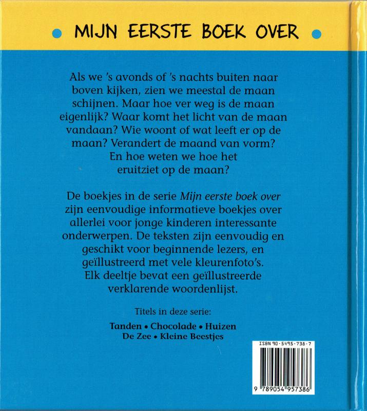Mijn eerste boek over de maan / Mijn eerste boek over... achterkant