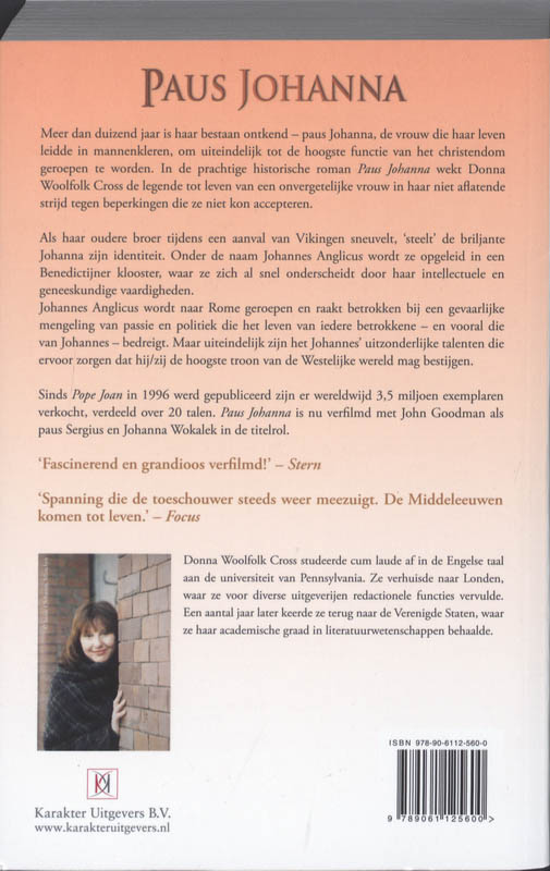 Paus Johanna achterkant