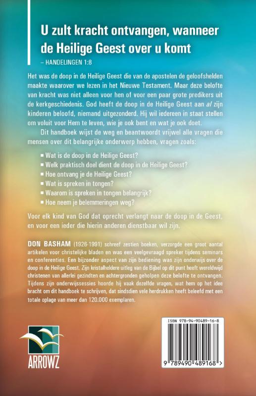 Handboek voor de doop in de heilige geest achterkant