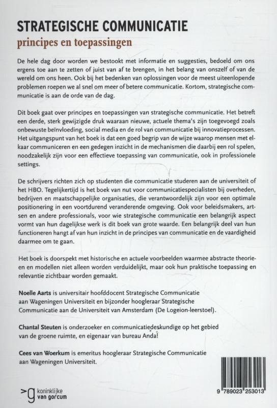 Strategische communicatie achterkant