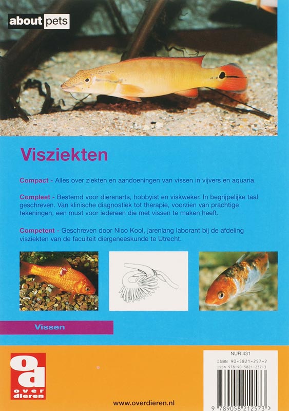Visziekten / Over Dieren / 198 achterkant