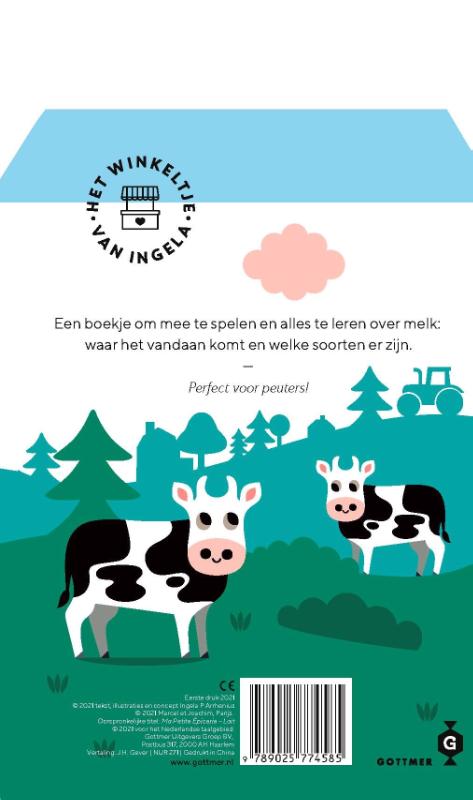 Melk / Het winkeltje van Ingela achterkant