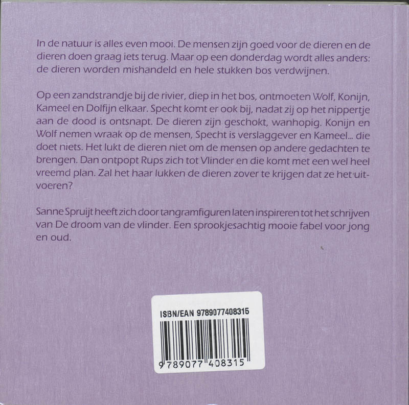 Droom Van De Vlinder achterkant