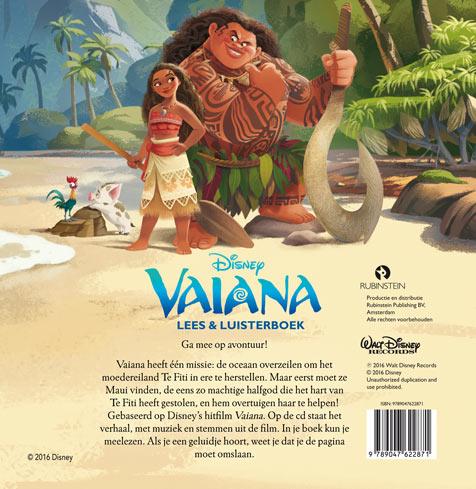 Vaiana / Disney achterkant