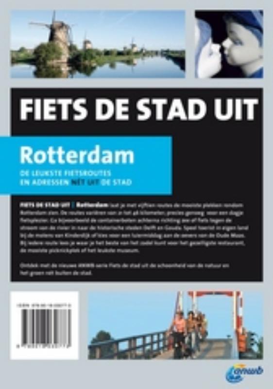 Fiets de stad uit Rotterdam achterkant